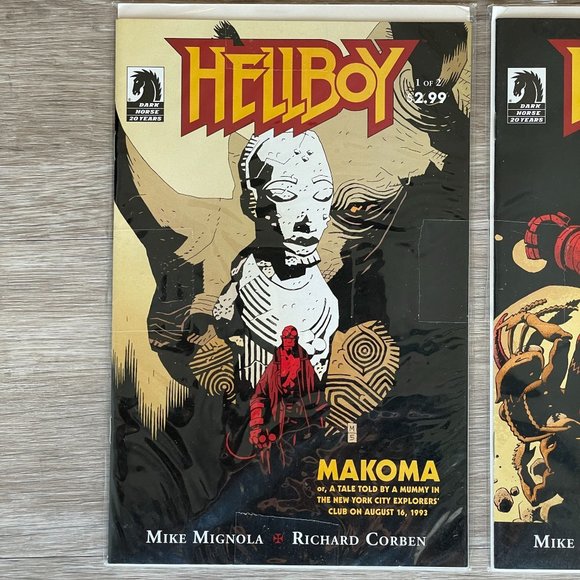 Hellboy Makoma (2006) Complete Set 1 & 2 Dark Horse Comics Mike Mignola - Picture 2 of 5